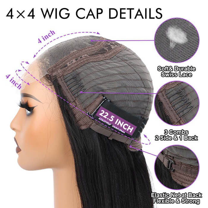 Suqu Hair Pixie Cut Short Bob Wig Glueless 13x4 Pre-cut Lace Human Hair