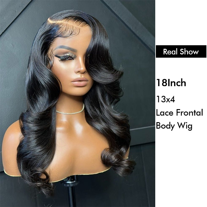 Wholesale Price | 18'' Body Wave Wig | Glueless Frontal 13*4 Lace