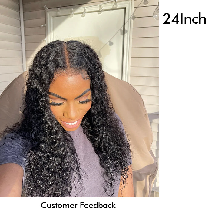 Real Show |4C Edge Hairline | Deep Wave Wig | Frontal/Closure HD Lace Or Glueless (14-32'')