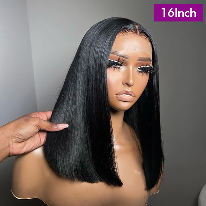 Real Show | Super Double Drawn Bob Wig | Frontal/Closure HD Lace Or Glueless (8-16'')