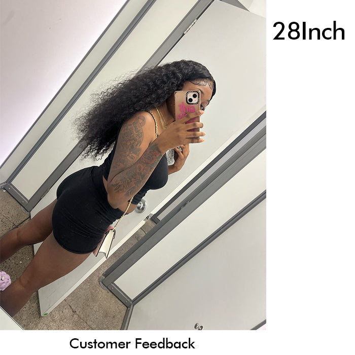 Real Show |4C Edge Hairline | Deep Wave Wig | Frontal/Closure HD Lace Or Glueless (14-32'')