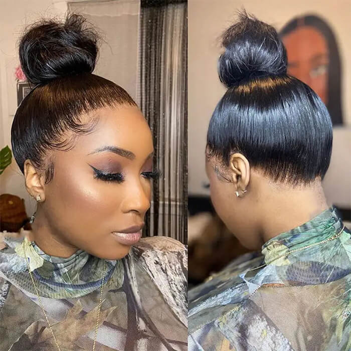 360 Lace Frontal Straight Human Hair Lace Front Wigs 100% Human Hair