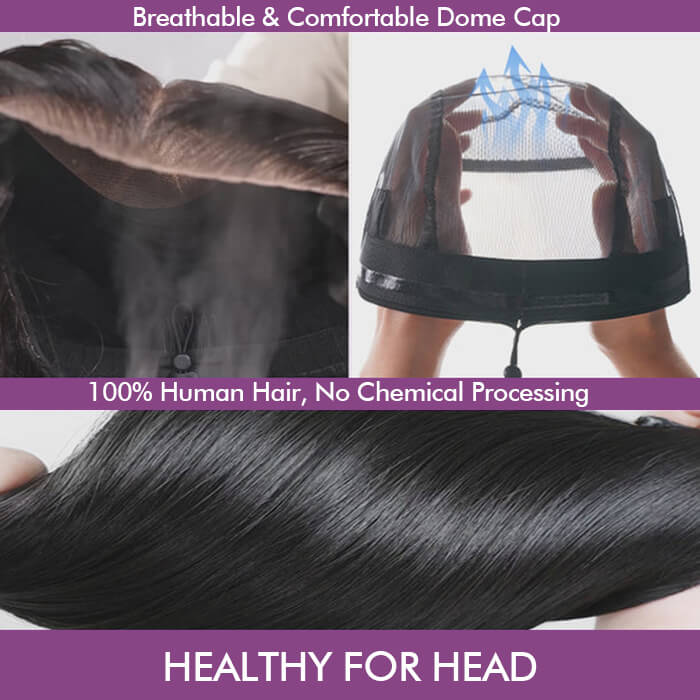 Pull Go Body Wave 5x5 Glueless Lace Invisible Knots Put On and Go Invisi Drawstring Human Hair Wigs