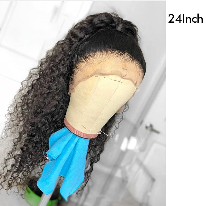Suqu Hair 360 Lace Frontal Wig Pre Plucked Curly Lace Front Wig For Black Women