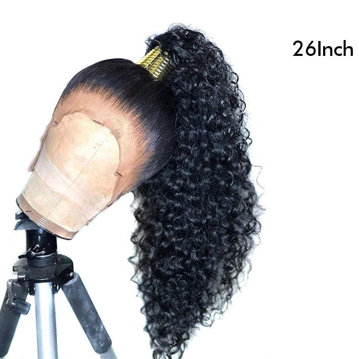 Suqu Hair 360 Lace Frontal Wig Pre Plucked Curly Lace Front Wig For Black Women