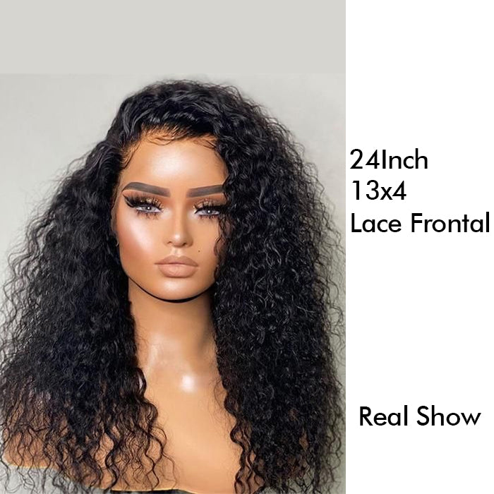 Real Show | Curly Wig |  Frontal/Closure HD Lace Glueless (14-32'')