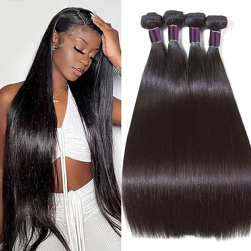 Bundle Sale 9A Straight Hair Weave Bundles 100% Unprocessed Virgin Human Hair