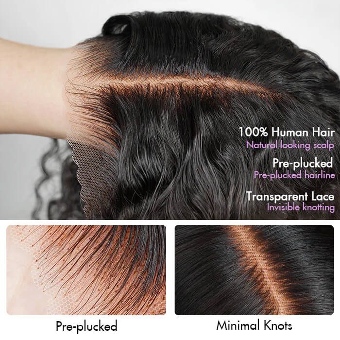 Loose Deep Wave Wigs 13x4 Lace Frontal Brazilian Human Hair Wigs