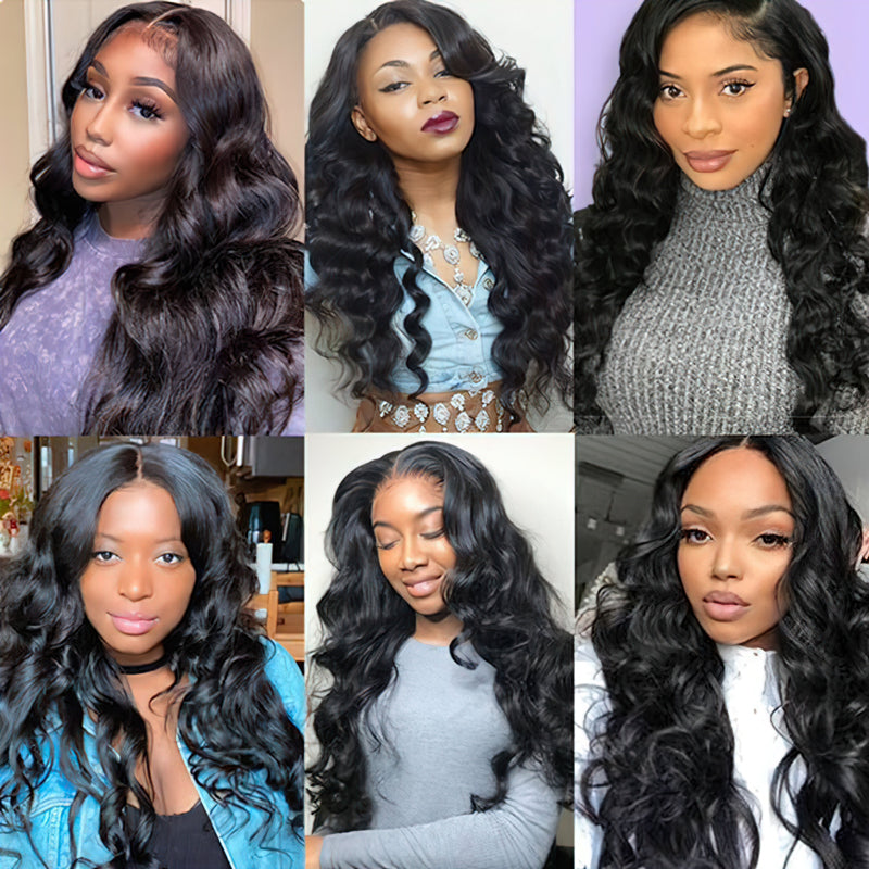 9A Loose Wave Human Hair Extensions 1/3/4 Bundle Deal