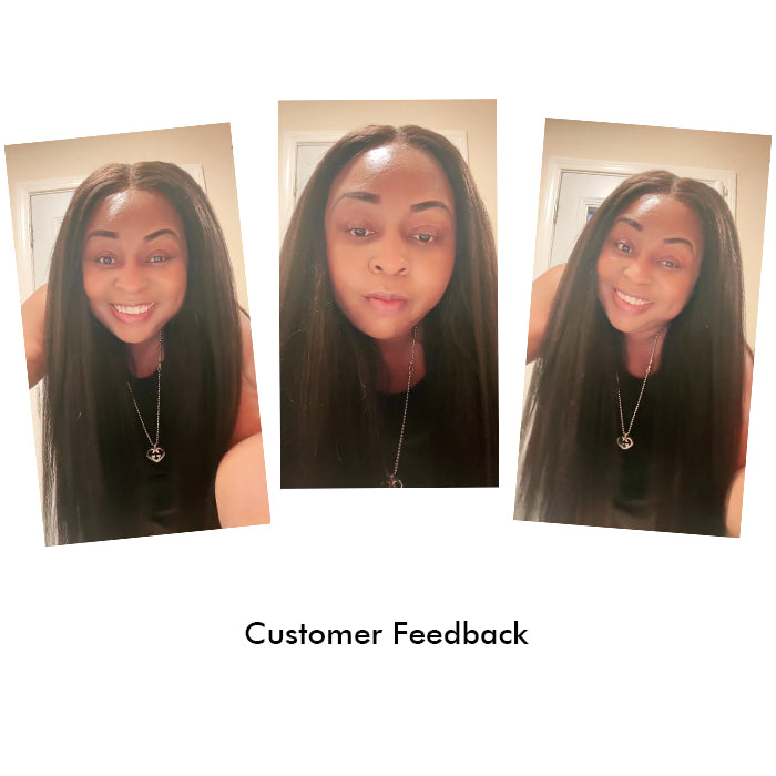 Real Show |Yaki Straight Wig |  Frontal/Closure HD Lace Or Glueless (12-32'')