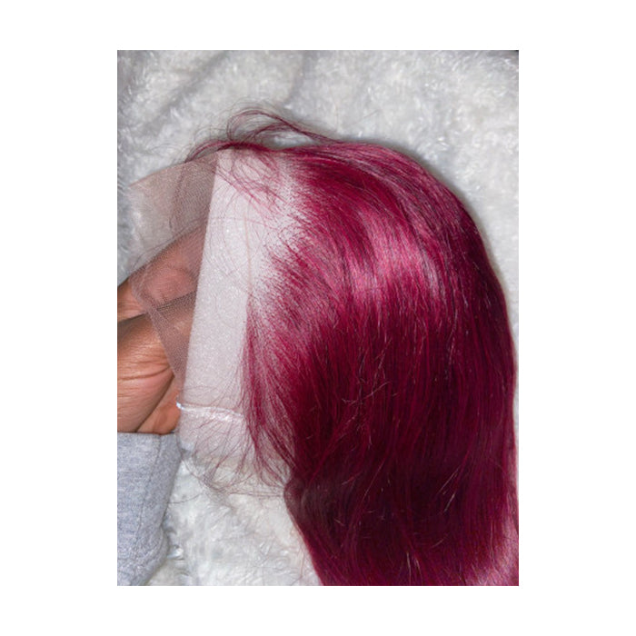 Real Show | Body Wave Wig | 99J Red Wig | Frontal/Closure HD Lace Or Glueless (12-32'')