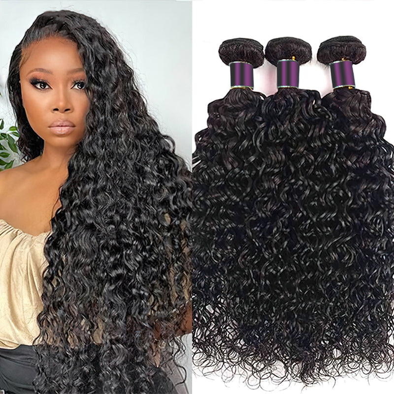 Bundle Sale Water Wave Bundles 100% Unprocessed Virgin Human Hair