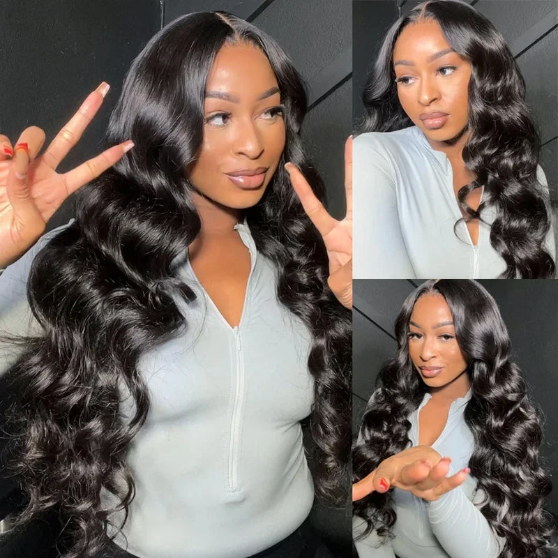 13x4 HD Lace Front Wig 100% Human Hair Pre plucked Natural Hairline For Women