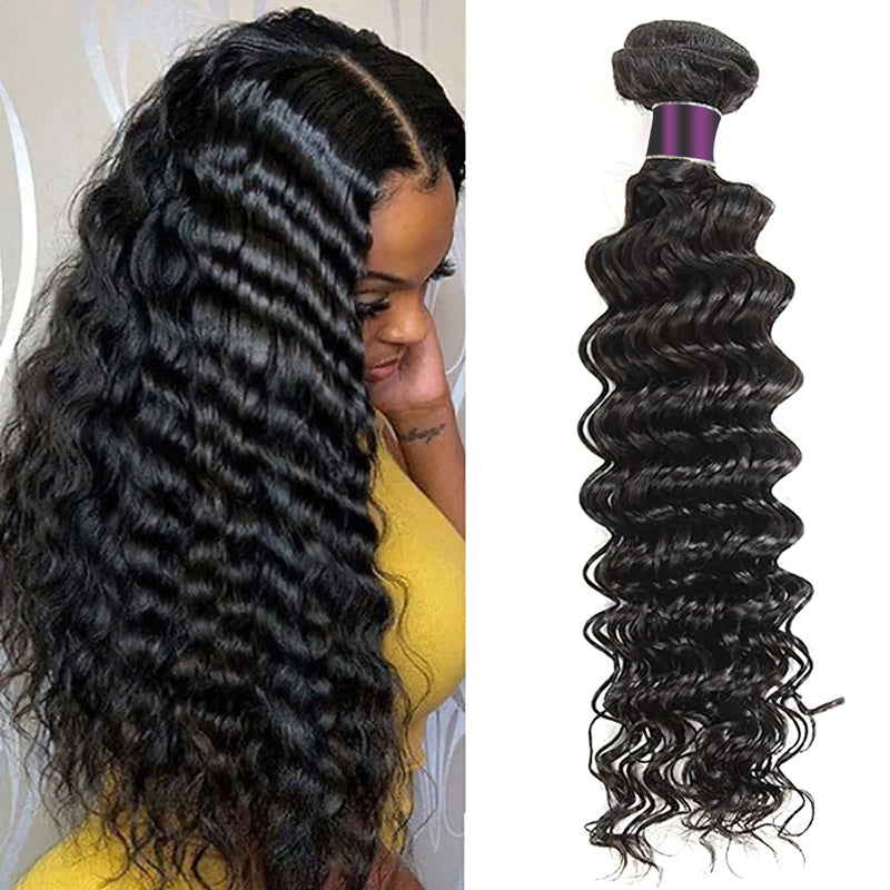 Bundle Sale Deep Wave Bundles 100% Unprocessed Virgin Human Hair