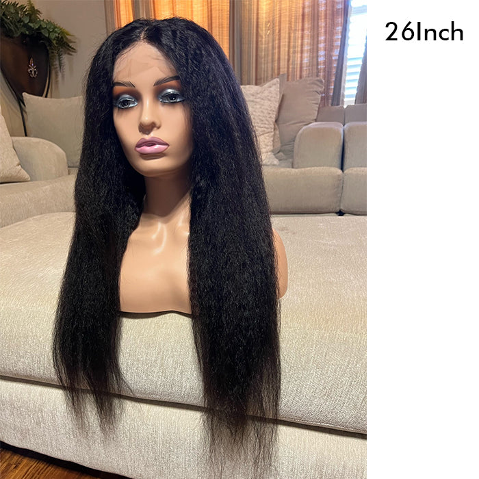 Real Show |Yaki Straight Wig |  Frontal/Closure HD Lace Or Glueless (12-32'')