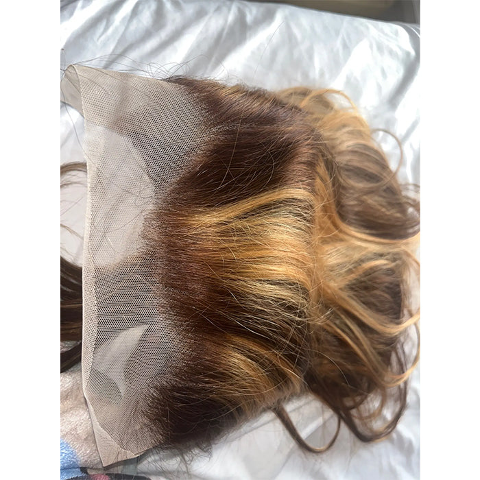 Real Show |Straight Wig | Highlight P4/27 Color | Frontal/Closure HD Lace Or Glueless (12-32'')
