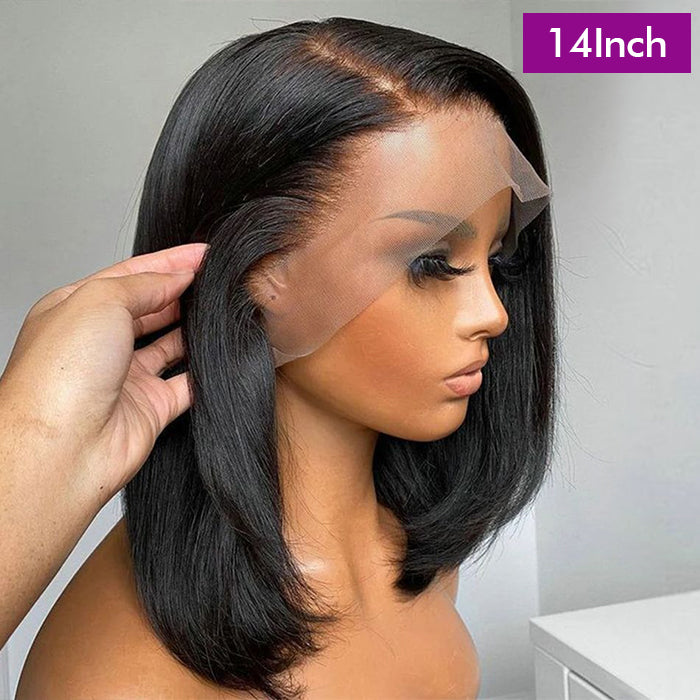 Real Show | Super Double Drawn Bob Wig | Frontal/Closure HD Lace Or Glueless (8-16'')