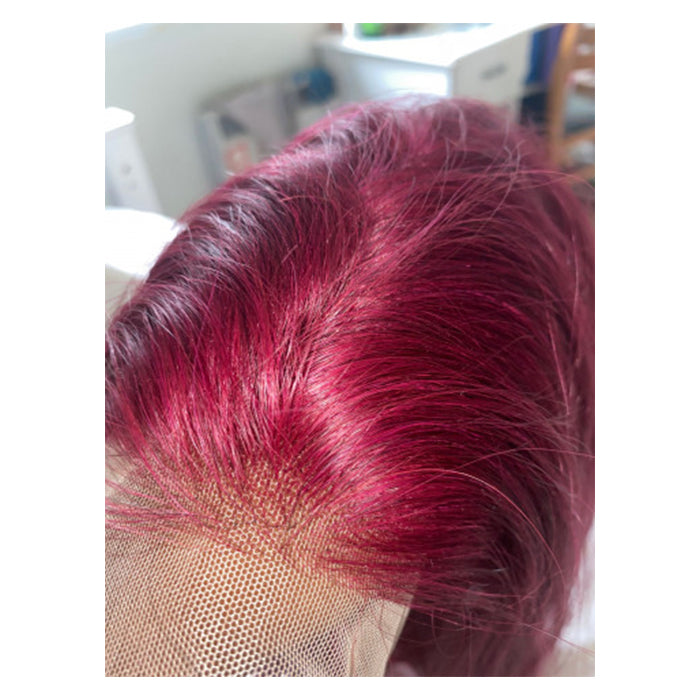 Real Show | Straight Or Body Wave Wig | 99J Burgundy Color | Frontal/Closure HD Lace Glueless (10-32'')