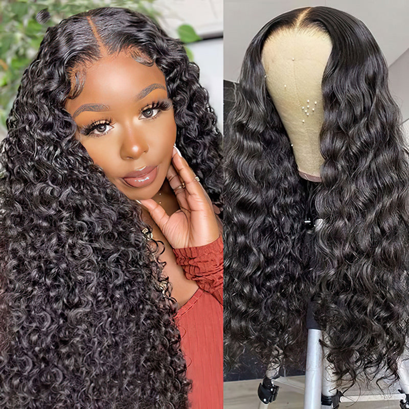 2x6 5x5 Water Wave Lace Wigs 100% High Quality Virgin Human Hair Wigs