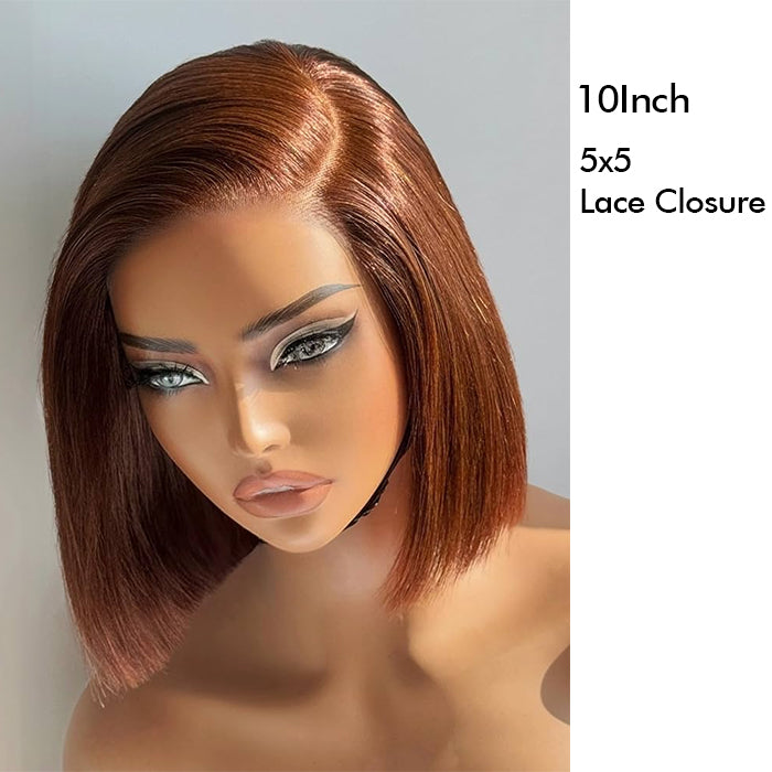 Real Show |Color Bob Wig |  Frontal/Closure Glueless (8-16'')