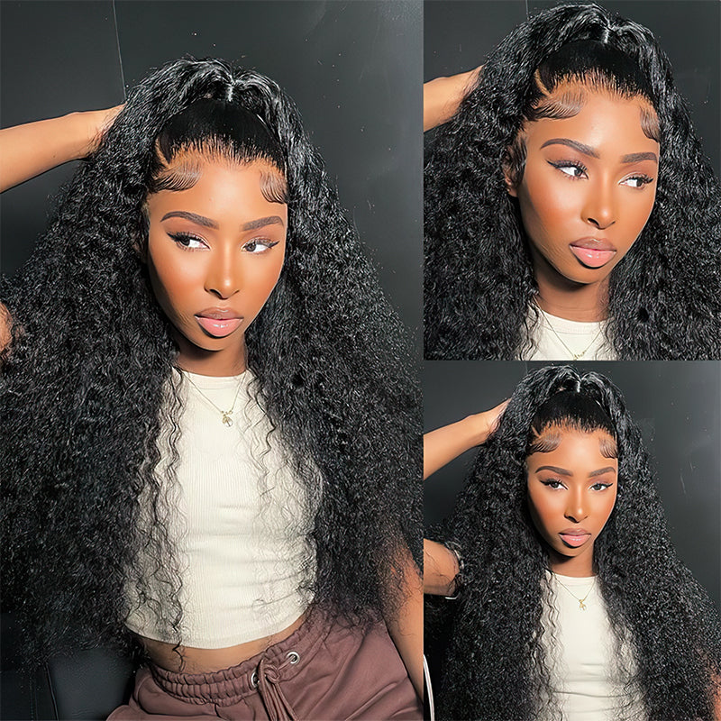 Curly 4x4 13x4 HD Skin Melt Lace Frontal Wigs