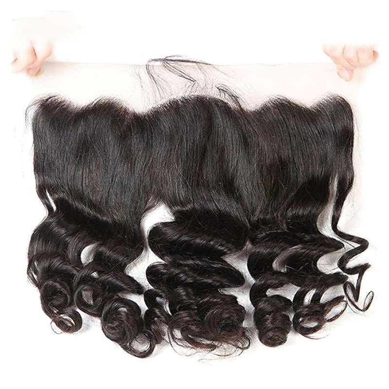 Transparent Lace Frontal Loose Wave 13x4 Ear to Ear Lace Frontal Human Hair 12A Best Quality