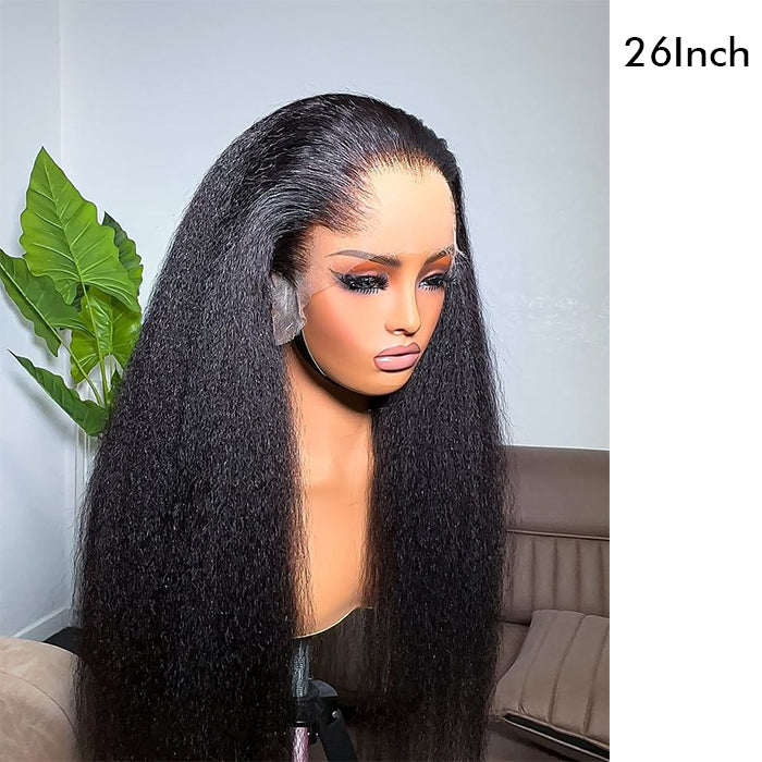 Real Show |Yaki Straight Wig |  Frontal/Closure HD Lace Or Glueless (12-32'')