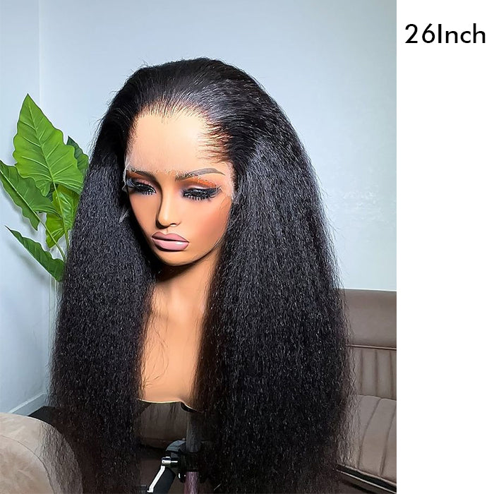 Real Show |Yaki Straight Wig |  Frontal/Closure HD Lace Or Glueless (12-32'')