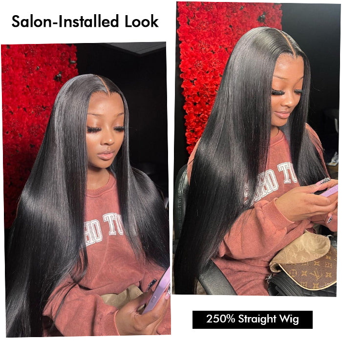 Custom High Density | Straight Lace Wig | Closure/Frontal