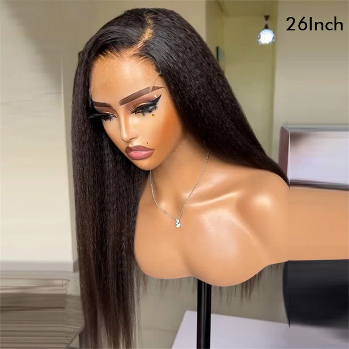 Real Show |Yaki Straight Wig |  Frontal/Closure HD Lace Or Glueless (12-32'')
