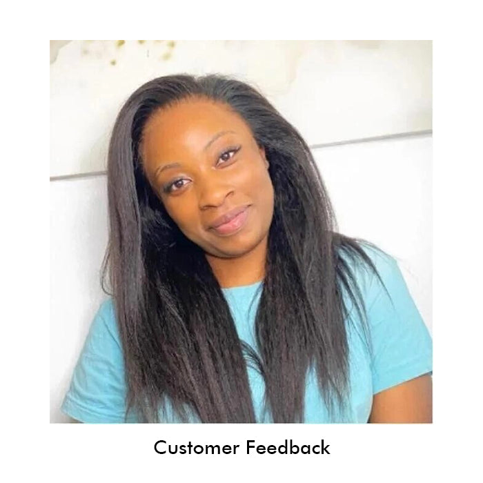 Real Show |Yaki Straight Wig |  Frontal/Closure HD Lace Or Glueless (12-32'')