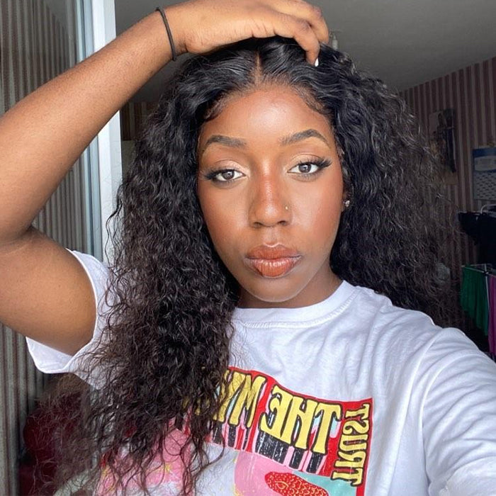 Jerry Curly Wear Go 4x4/5x5 HD Lace Closure Human Hair Wig Glueless Pre-cut Wig