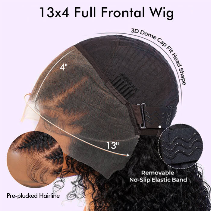 Braiding Wigs Human Hair 13x4 Lace Front Curly Bob Wigs