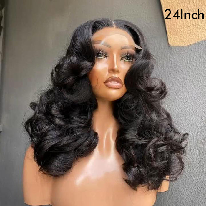 Real Show | Bouncy Wavy Egg Curl Wig | Frontal/Closure HD Lace Or Glueless (12-32'')
