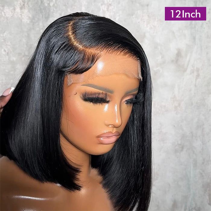 Real Show | Super Double Drawn Bob Wig | Frontal/Closure HD Lace Or Glueless (8-16'')