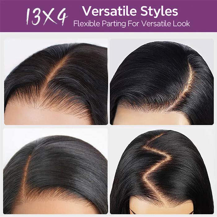 Influencer Show |10'' Straight Bob Wig | Glueless Frontal 13×4 Lace