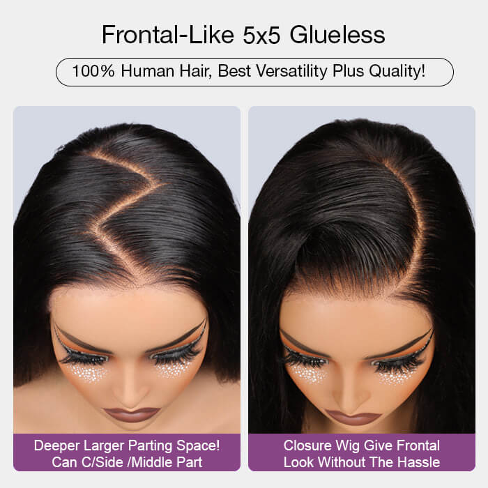 Suqu Hair Transparent 13x4 Lace Front Wig Deep Wave Brazilian Human Hair