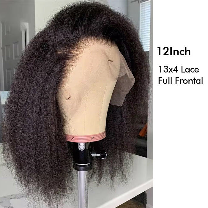 Real Show |Yaki Straight Wig |  Frontal/Closure HD Lace Glueless (12-32'')