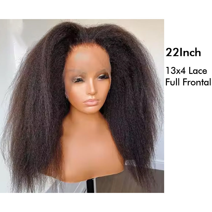 Real Show |Yaki Straight Wig |  Frontal/Closure HD Lace Glueless (12-32'')