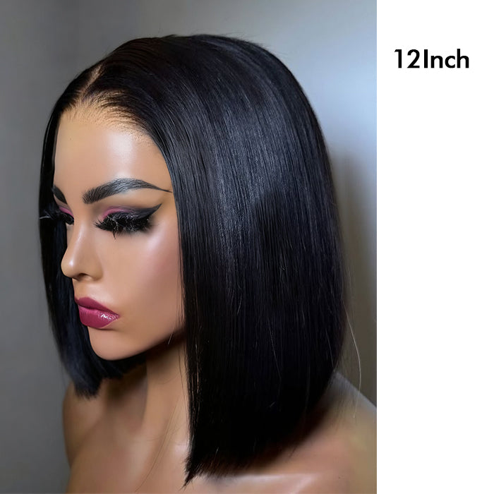 Wholesale Price | 12'' Straight Bob Wig | Glueless Frontal 13*4 Lace