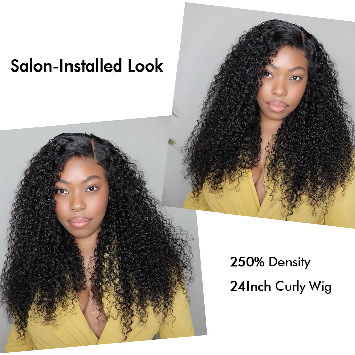 Custom High Density | Curly Lace Wig | Closure/Frontal