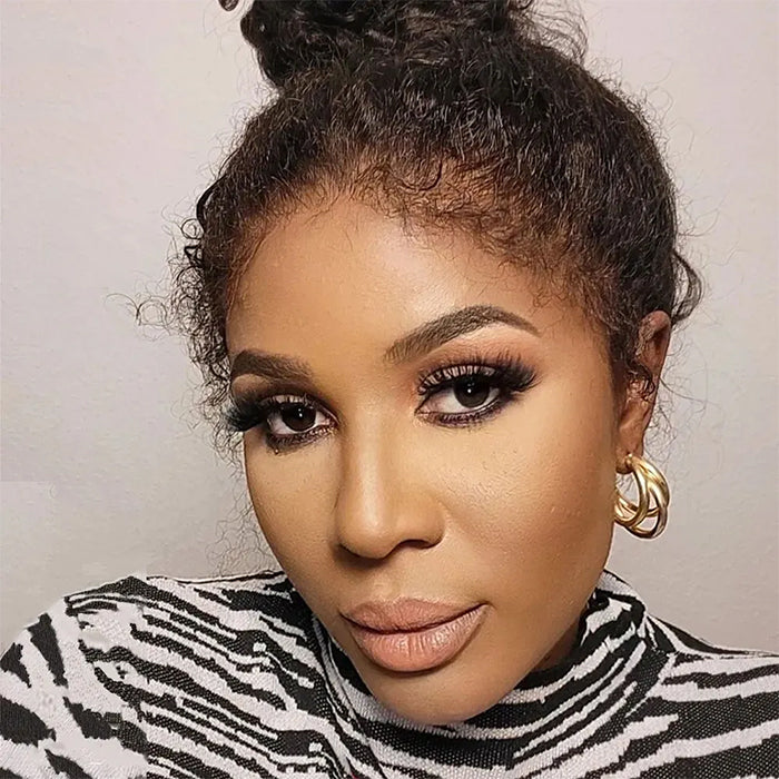 Real Show |4C Edge Hairline | Yaki Straight Wig | Frontal/Closure HD Lace Or Glueless (14-32'')