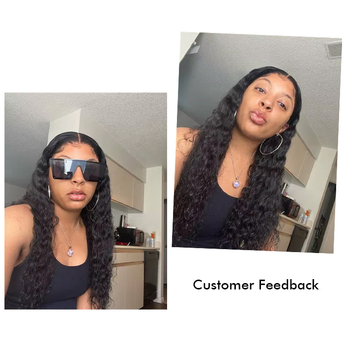 Real Show | Deep Wave Wig |  Frontal/Closure HD Lace Or Glueless (10-32'')