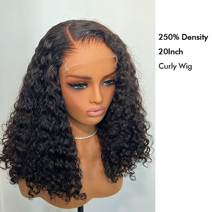 Custom High Density | Curly Lace Wig | Closure/Frontal
