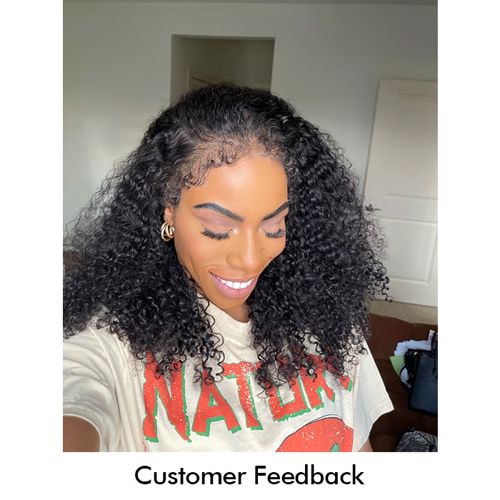 Real Show |4C Edge Hairline | Curly Wig | Frontal/Closure HD Lace Or Glueless (14-32'')