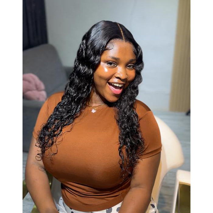 Real Show | Deep Wave Wig | Frontal/Closure HD Lace Glueless (14-32'')