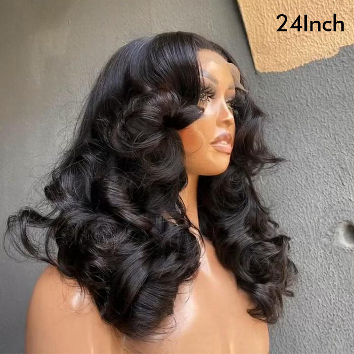 Real Show | Bouncy Wavy Egg Curl Wig | Frontal/Closure HD Lace Or Glueless (12-32'')