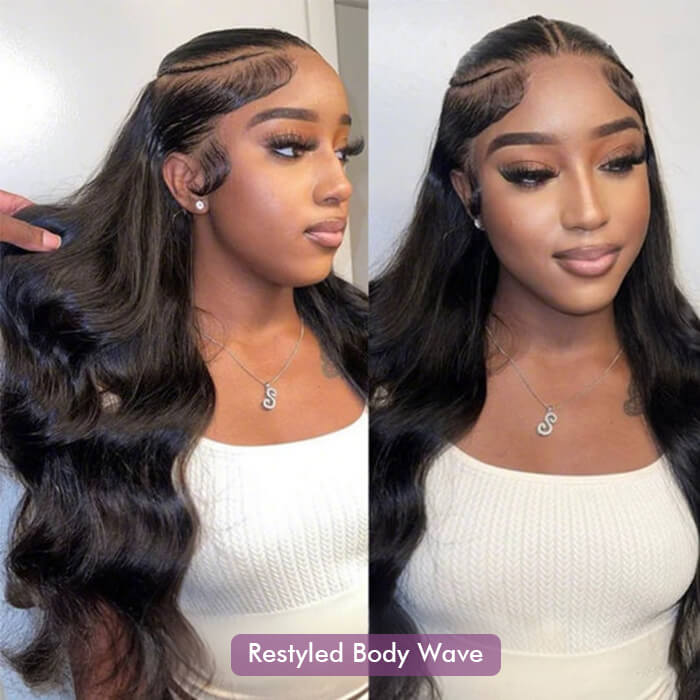 Glueless Pre Braided Wig Straight Hair 13x4 HD Lace Frontal Human Hair Wig