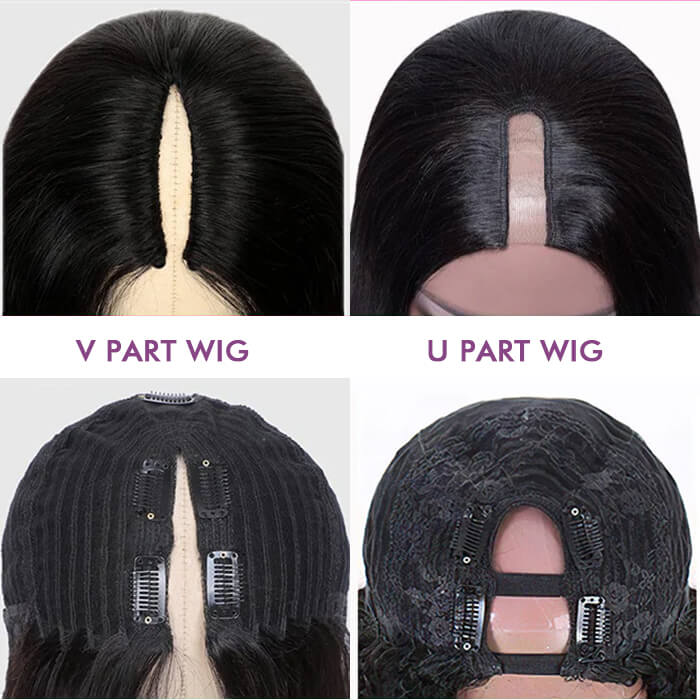 Beginner Friendly Glueless Body Wave V Part Wig 100% Human Hair