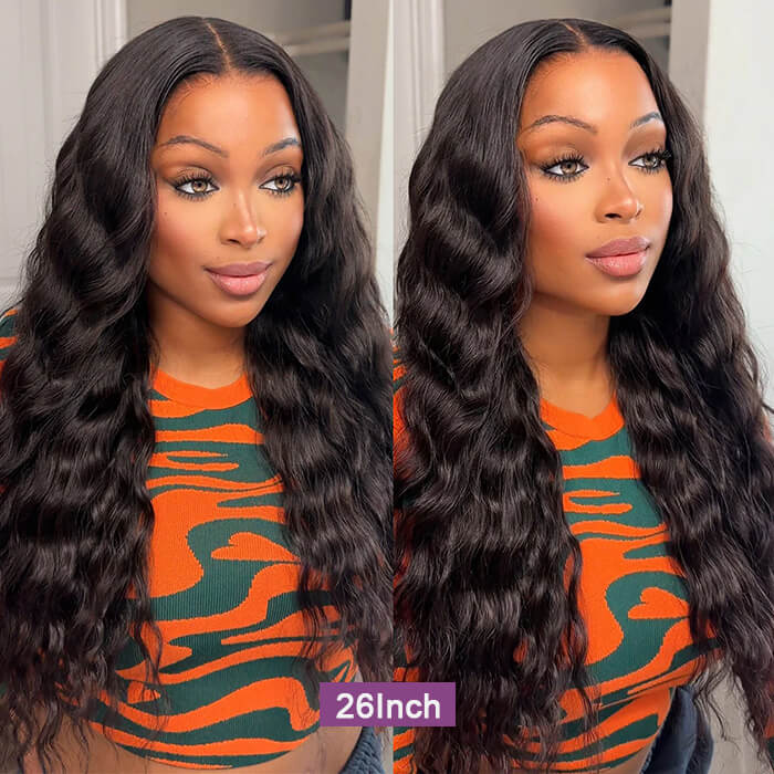Pull Go Body Wave 5x5 Glueless Lace Invisible Knots Put On and Go Invisi Drawstring Human Hair Wigs